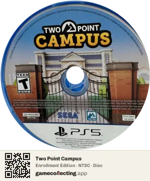 Two Point Campus PlayStation 5, NTSC disc