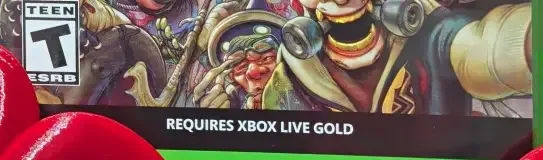 Bleeding Edge, the ESRB box on its front