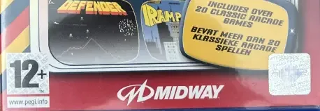Midway Arcade Treasures, the PEGI square on its front