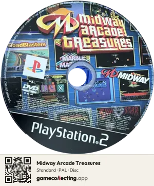 Midway Arcade Treasures PlayStation 2, PAL disc