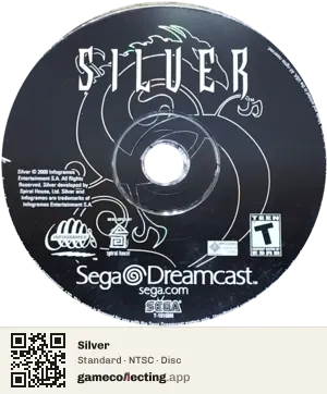Silver Sega Dreamcast, NTSC disc