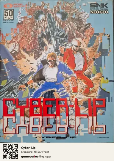Cyber-Lip Neo Geo AES, NTSC box front