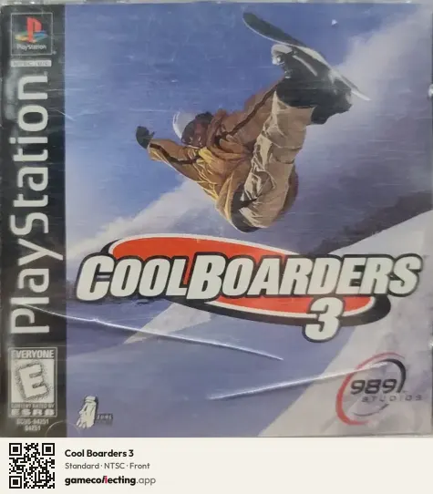 Cool Boarders 3 PlayStation, NTSC box front