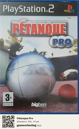 Pétanque Pro PlayStation 2, PAL box front