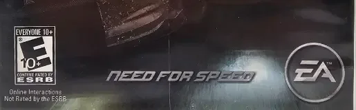 Shift 2: Unleashed, the ESRB box on its front