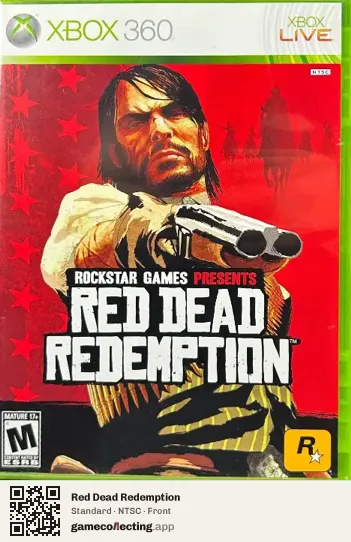 Red Dead Redemption Xbox 360, NTSC box front