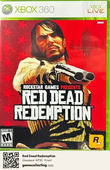 Red Dead Redemption Xbox 360, NTSC box front