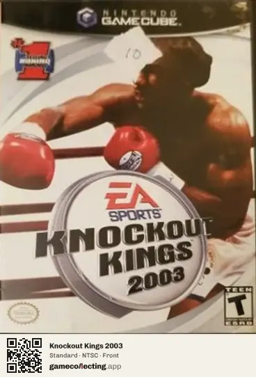 Knockout Kings 2003 Nintendo GameCube, NTSC box front