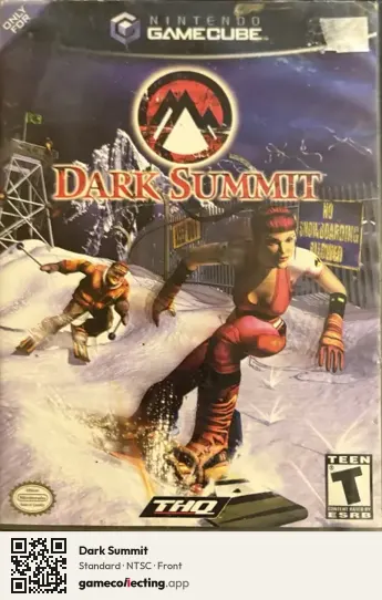 Dark Summit Nintendo GameCube, NTSC box front