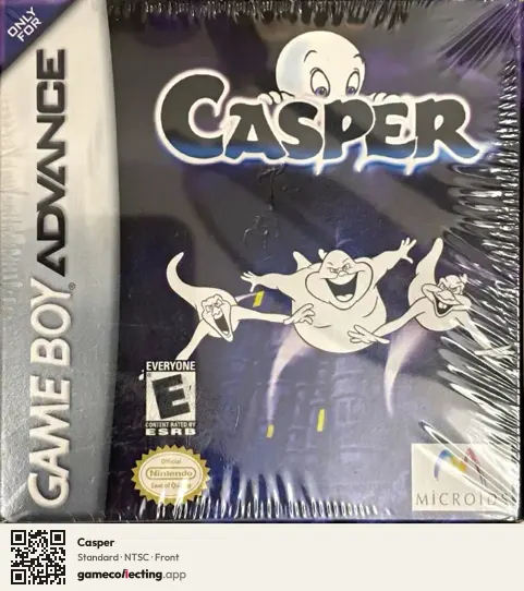 Casper Game Boy Advance, NTSC box front