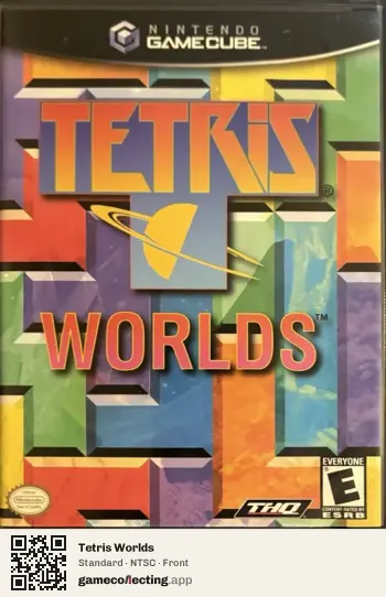 Tetris Worlds Nintendo GameCube, NTSC box front