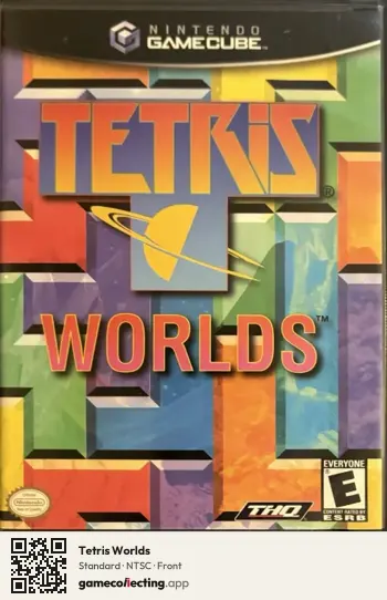Tetris Worlds Nintendo GameCube, NTSC box front