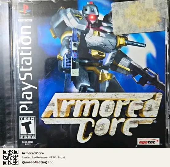Armored Core PlayStation, NTSC box front
