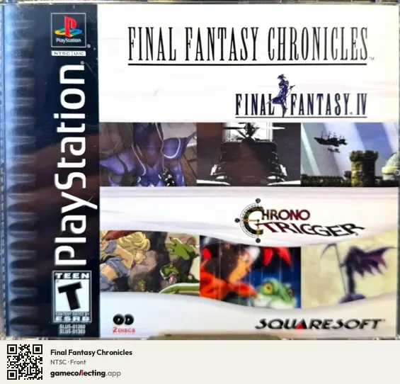 Final Fantasy Chronicles PlayStation, NTSC box front