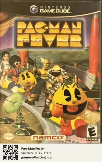 Pac-Man Fever Nintendo GameCube, NTSC box front