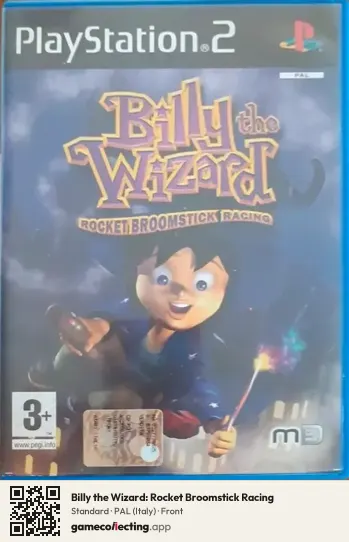 Billy the Wizard: Rocket Broomstick Racing PlayStation 2, Italy box front