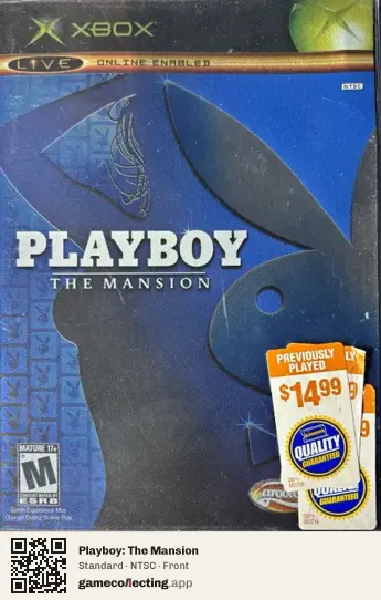 Playboy: The Mansion Xbox, NTSC box front