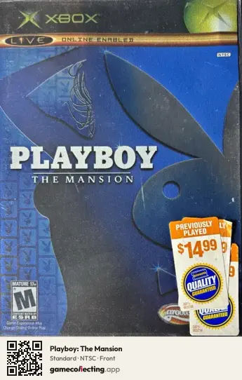 Playboy: The Mansion Xbox, NTSC box front