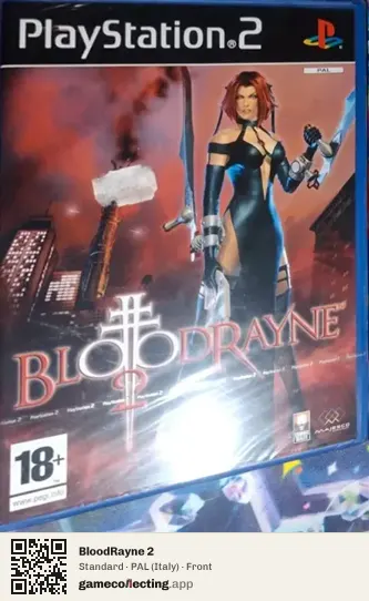 BloodRayne 2 PlayStation 2, Italy box front