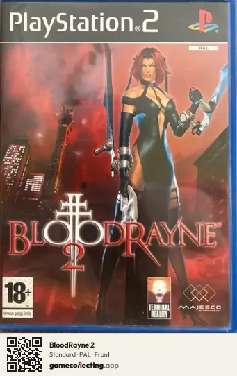 BloodRayne 2 PlayStation 2, PAL box front