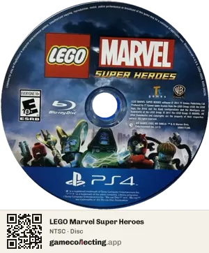 LEGO Marvel Super Heroes PlayStation 4, NTSC disc