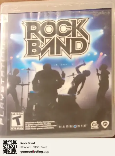 Rock Band PlayStation 3, NTSC box front