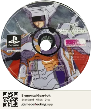 Elemental Gearbolt PlayStation, NTSC disc