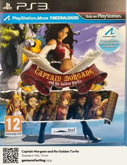 Captain Morgane and the Golden Turtle PlayStation 3, PAL box front