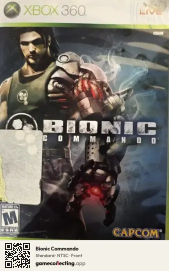Bionic Commando Xbox 360, NTSC box front