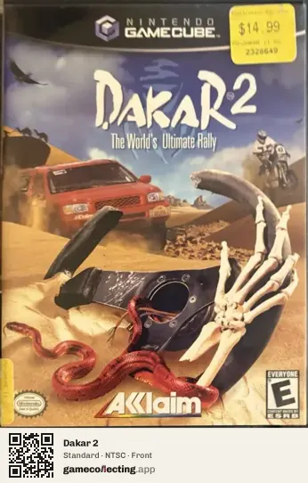 Dakar 2 Nintendo GameCube, NTSC box front