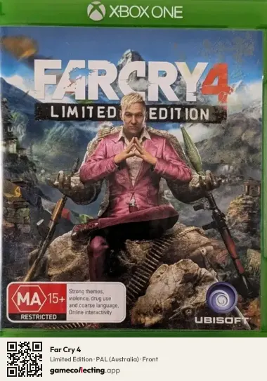 Far Cry 4 Xbox One, Australia box front