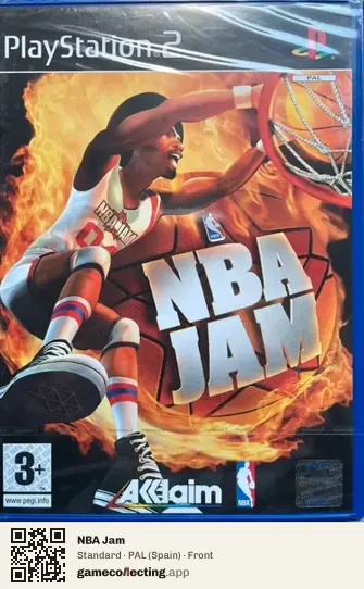 NBA Jam PlayStation 2, Spain box front