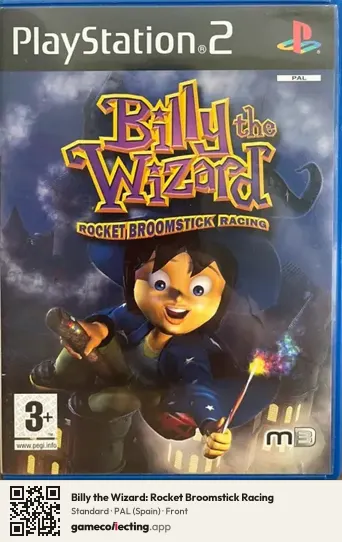 Billy the Wizard: Rocket Broomstick Racing PlayStation 2, Spain box front