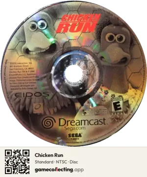 Chicken Run Sega Dreamcast, NTSC disc
