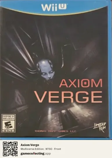 Axiom Verge Nintendo Wii U, NTSC box front