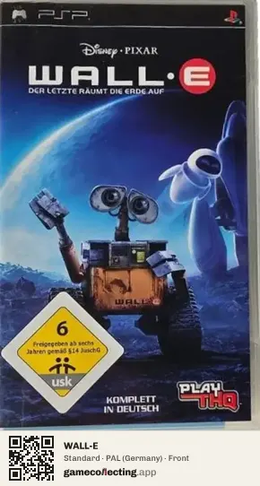 WALL-E PlayStation Portable, Germany box front