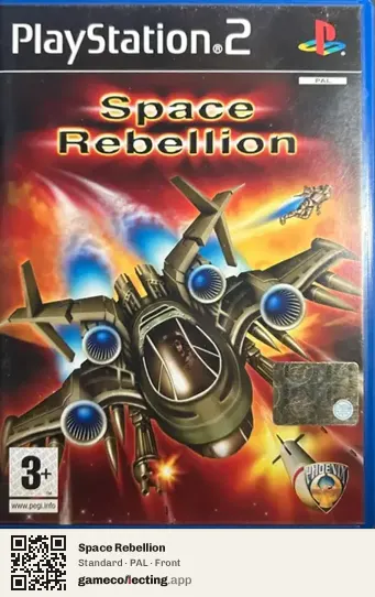 Space Rebellion PlayStation 2, PAL box front