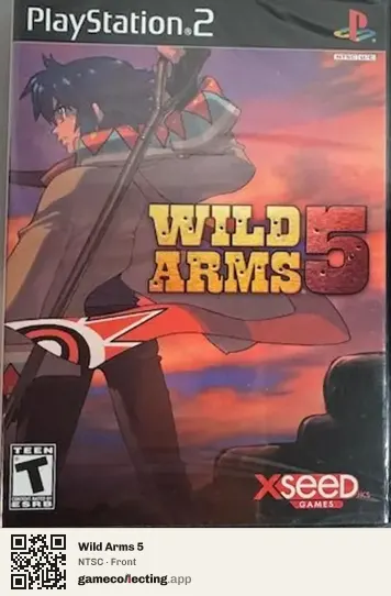 Wild Arms 5 PlayStation 2, NTSC box front