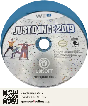 Just Dance 2019 Nintendo Wii U, NTSC disc