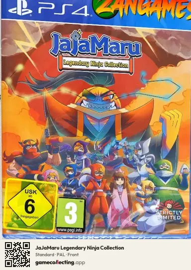 JaJaMaru Legendary Ninja Collection PlayStation 4, PAL box front