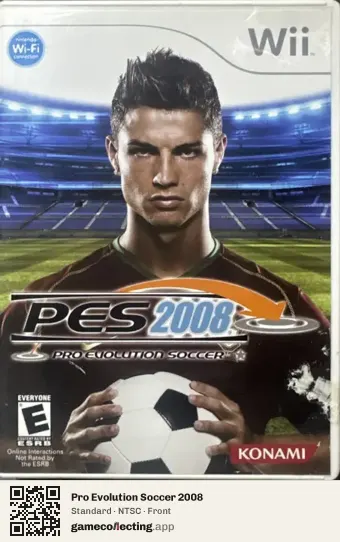 Pro Evolution Soccer 2008 Nintendo Wii, NTSC box front
