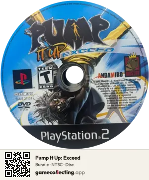 Pump It Up: Exceed PlayStation 2, NTSC disc