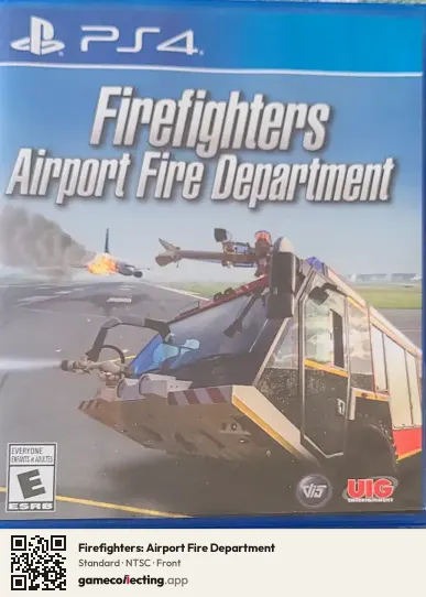 Firefighters: Airport Fire Department PlayStation 4, NTSC box front