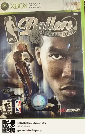 NBA Ballers: Chosen One Xbox 360, NTSC box front