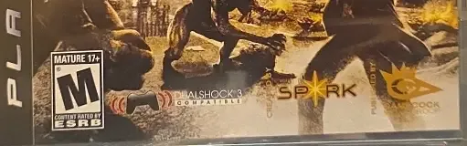 Legendary, the ESRB box on its front