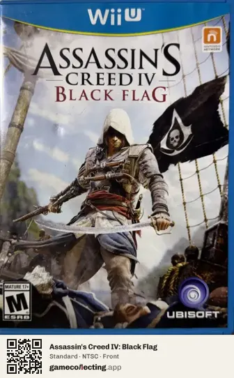 Assassin's Creed IV: Black Flag Nintendo Wii U, NTSC box front