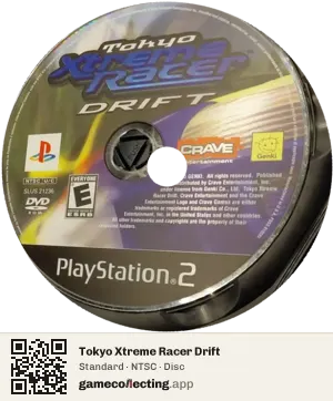 Tokyo Xtreme Racer Drift PlayStation 2, NTSC disc