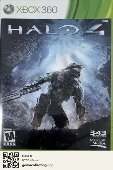 Halo 4 Xbox 360, NTSC box front