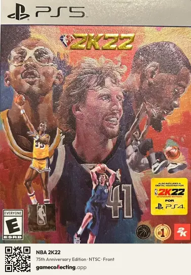 NBA 2K22 PlayStation 5, NTSC box front