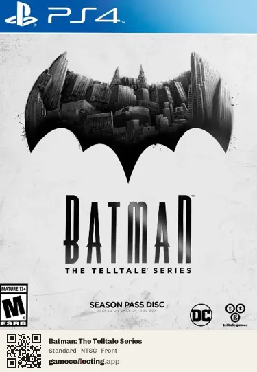 Batman: The Telltale Series PlayStation 4, NTSC box front